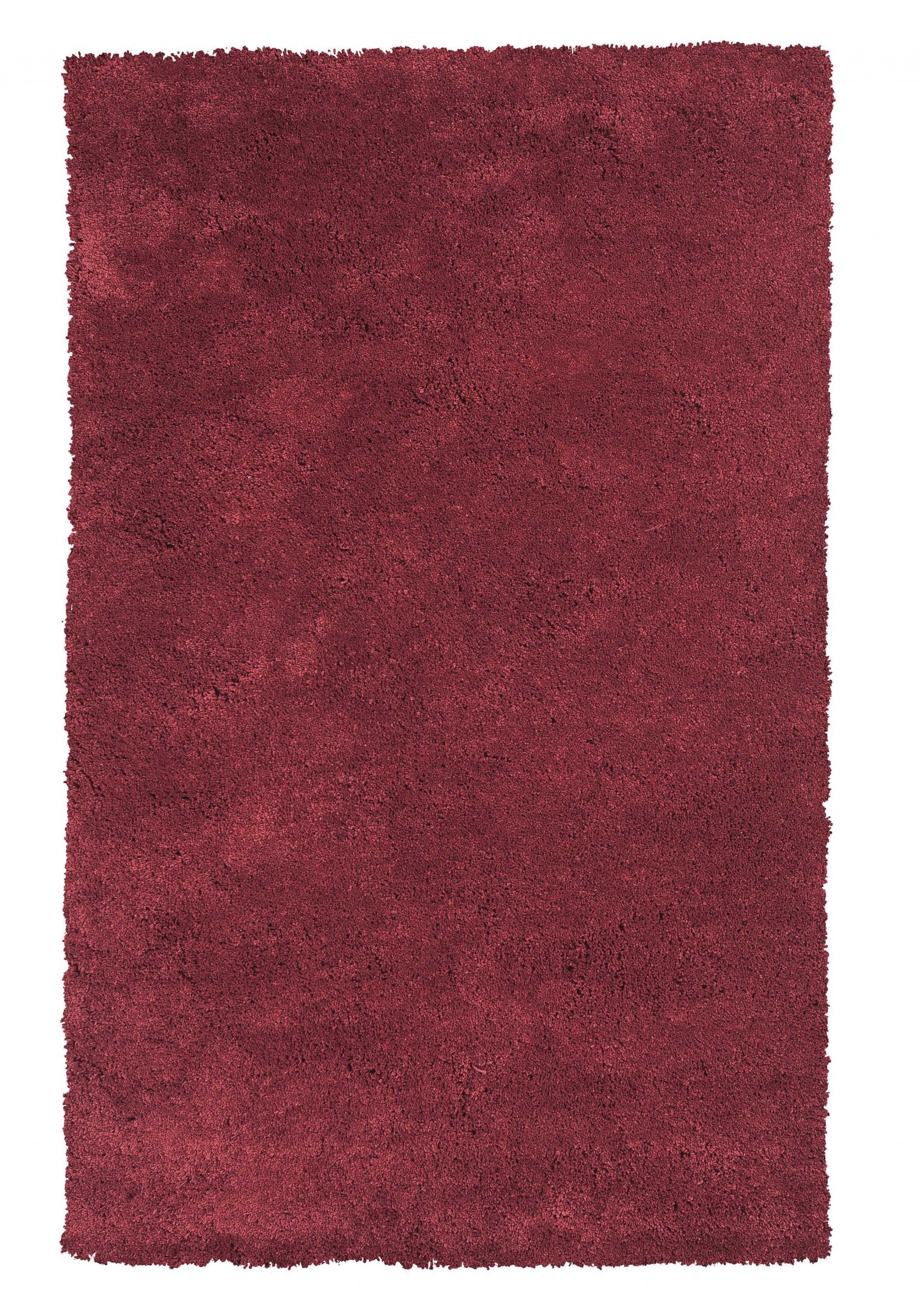 3'3" x 5'3" Polyester Red Area Rug