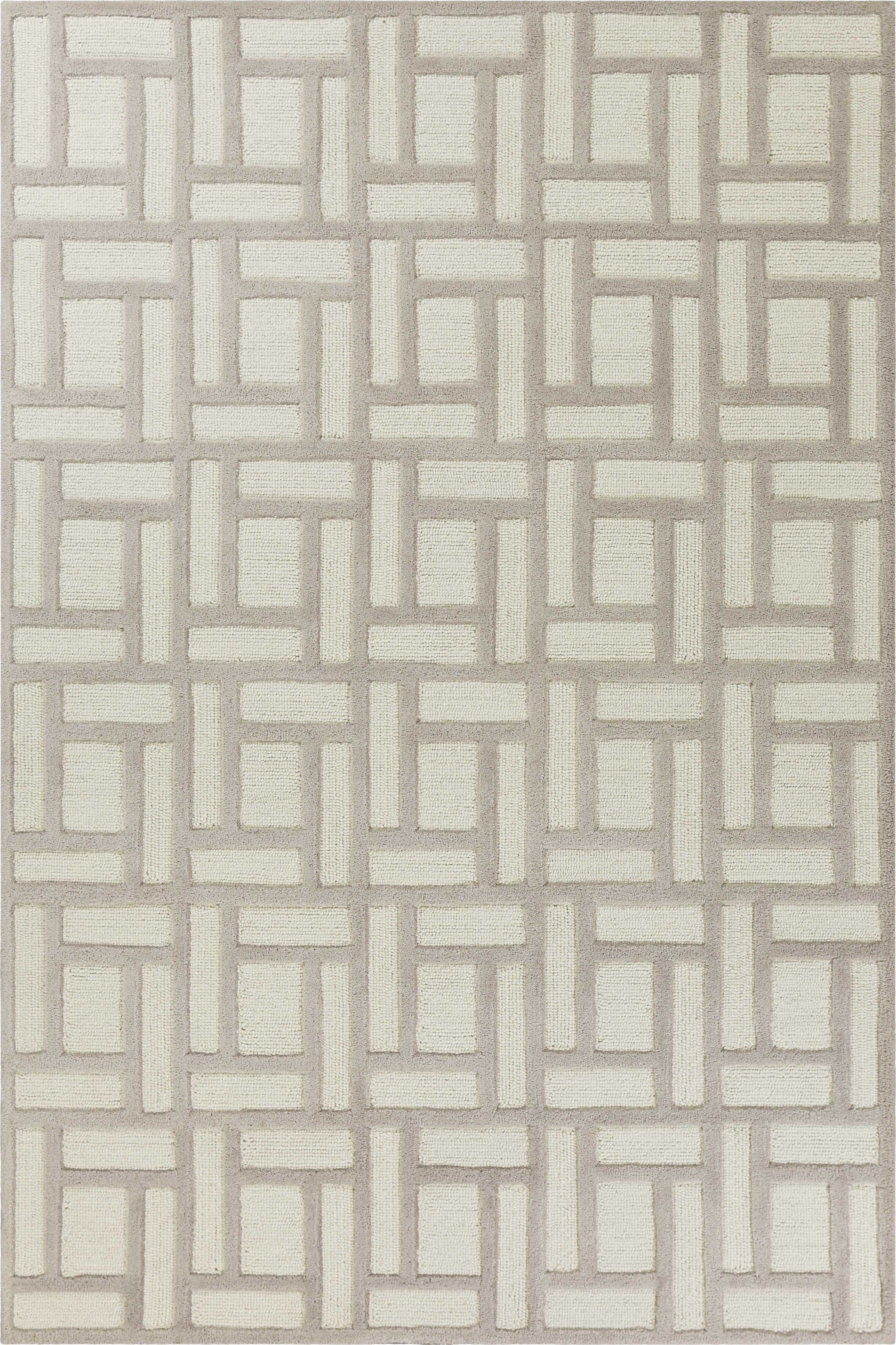 3'3" x 5'3" Wool Tan/Ivory Area Rug