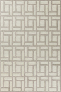 3'3" x 5'3" Wool Tan/Ivory Area Rug