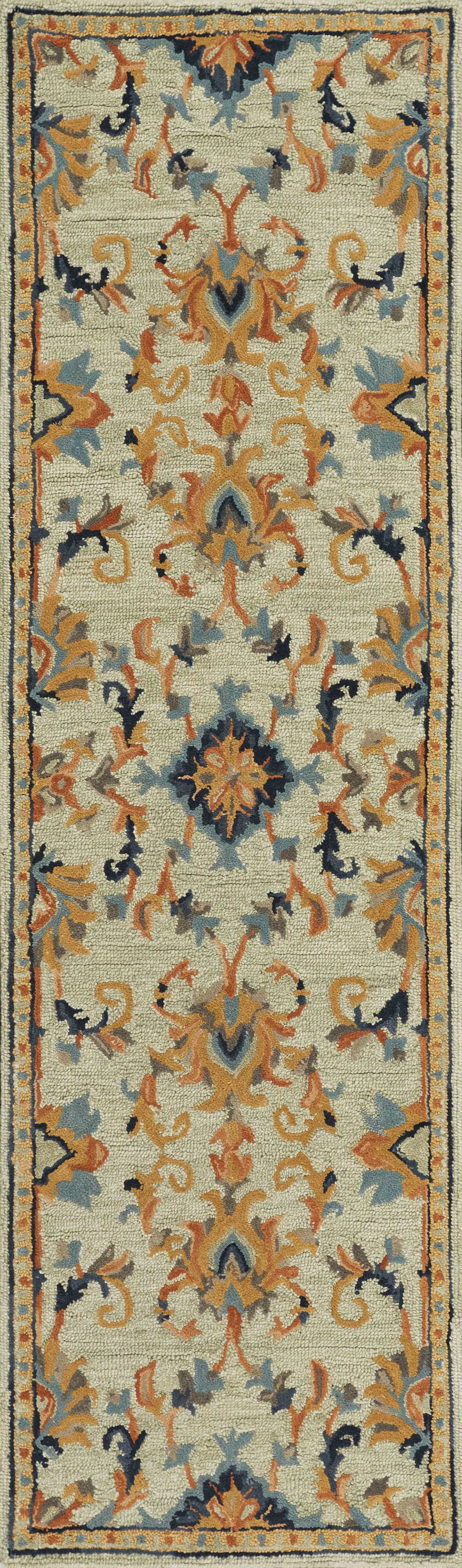 2'3" x 8' Runner Wool Mint Area Rug