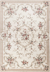 5'3" x 7'7" Polypropylene Ivory Area Rug