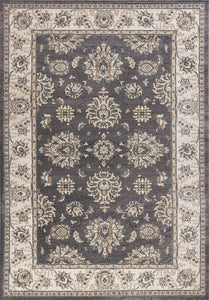 5'3" x 7'7" Polypropylene Grey/Ivory Area Rug