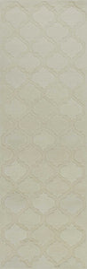 2'3" x 7'6" Runner Wool Ivory Area Rug