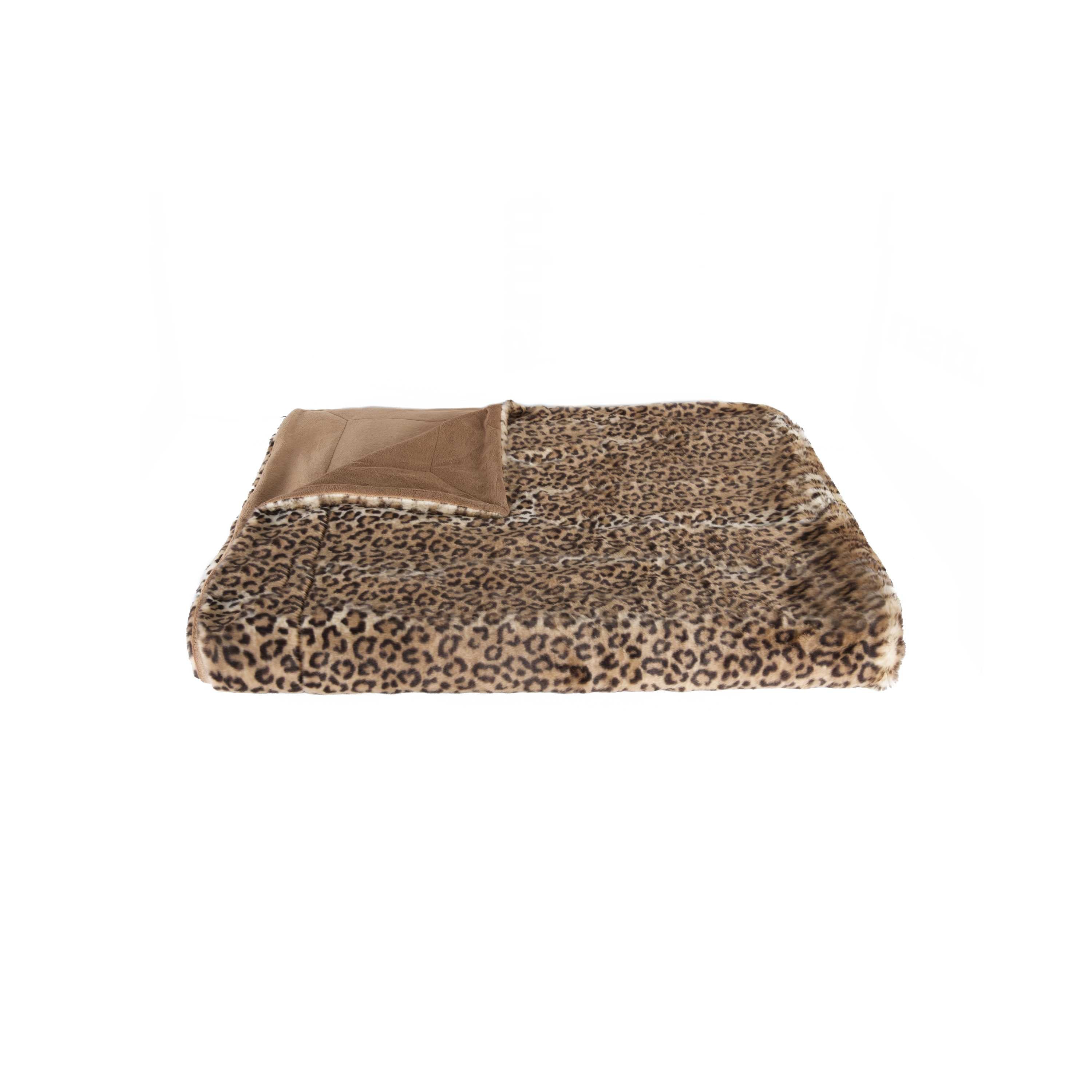 50" x 60" Burke Leopard Fur - Throw