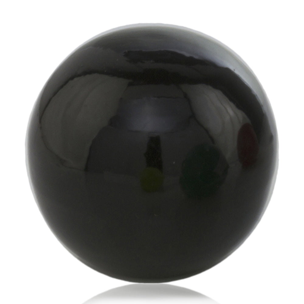 3" x 3" x 3" Black Ball- Sphere