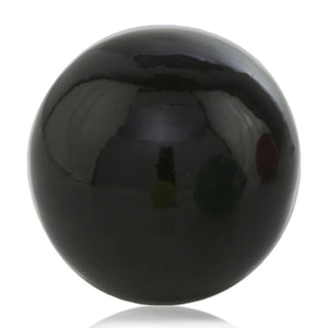 3" x 3" x 3" Black Ball- Sphere