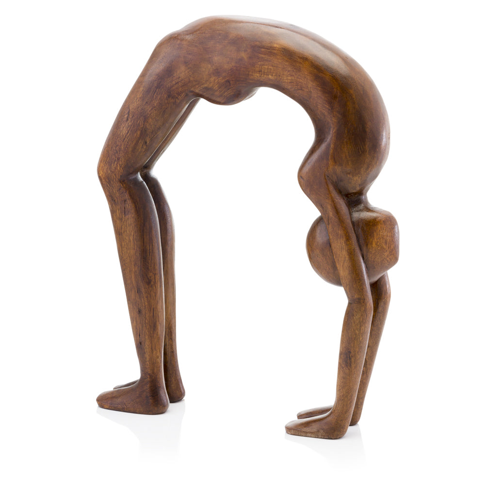 3" x 12" x 16" Mahogany/Extra Large Flip Gymnast