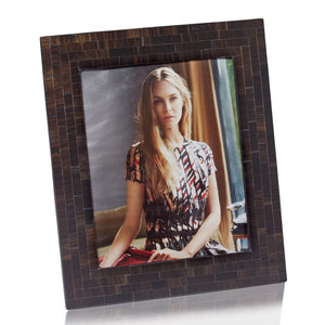 11" x 13" x 2" Brown Espresso Mosaic - 8 x 10 Frame