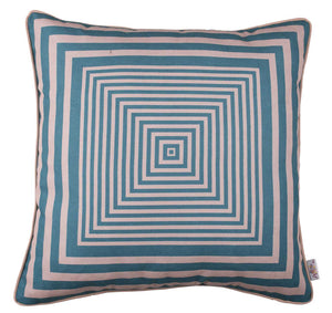 18"x 18" Flower Square Diagram Printed Decorative Throw Pillow Cover