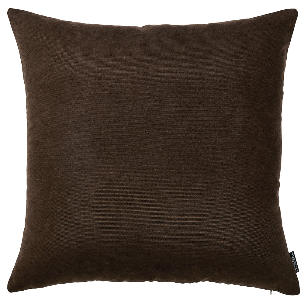 18"x18"Brown Honey Decorative Throw Pillow Cover 2 pcs in set