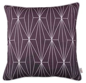 18"x 18" Flower Square Shadows Decorative Throw Pillow Cover