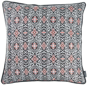 17"x 17" Multicolor Jacquard Aristo Decorative Throw Pillow Cover