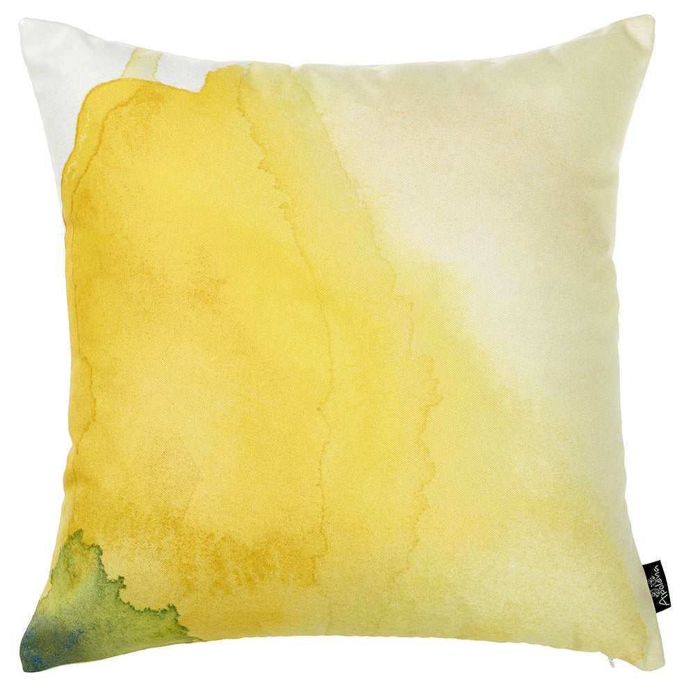 18"x 18" Watercolor Sunrise Dream Decorative Throw Pillow Cover