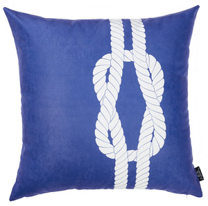 18"x18" Nautica Knot Decorative Throw Pillow Cover Printed