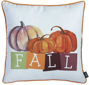 18"x 18" Thanksgiving Festive Printed Decorative Throw Pillow Cover