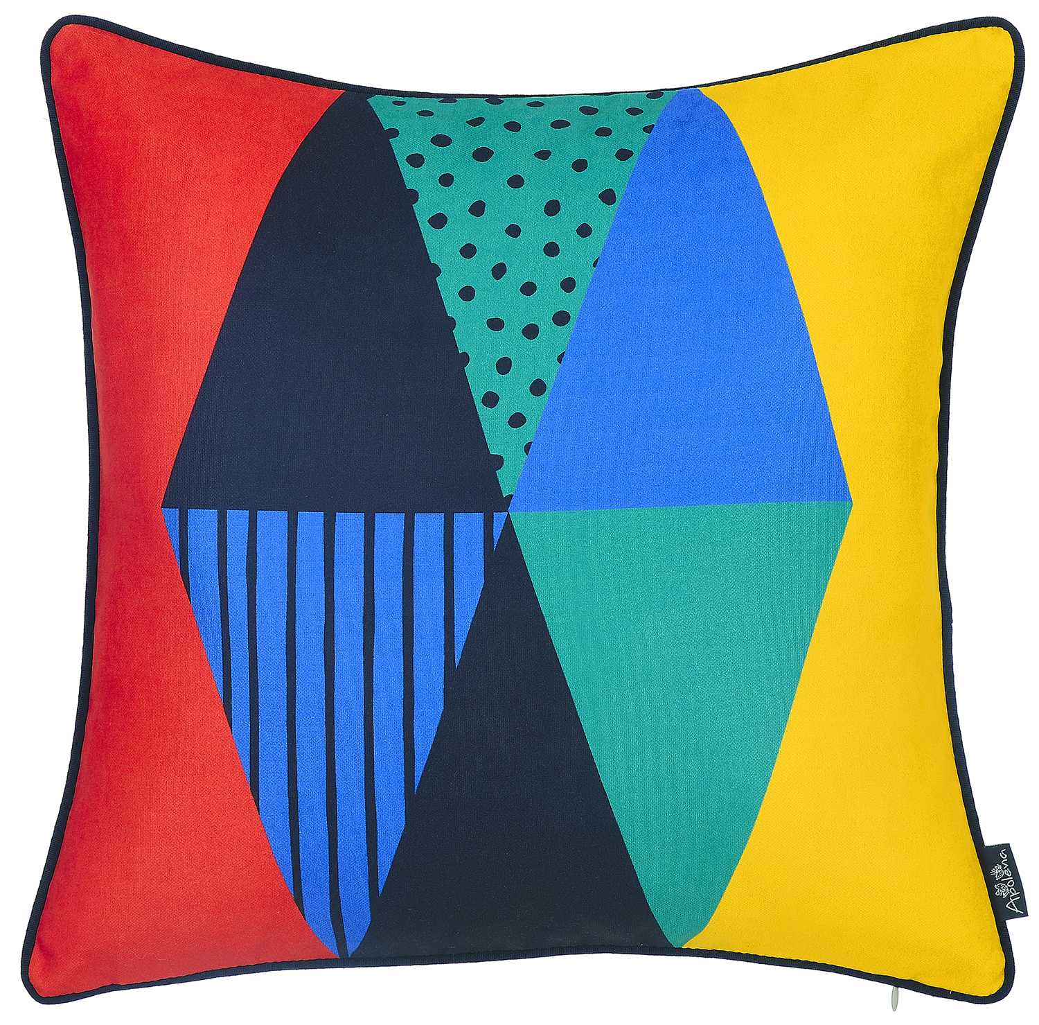 18"x18" Memphis Printed Decorative Throw Pillow Cover Pillowcase