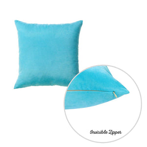 20"x20" Sky Blue Honey Decorative Throw Pillow Cover (2 pcs in set)