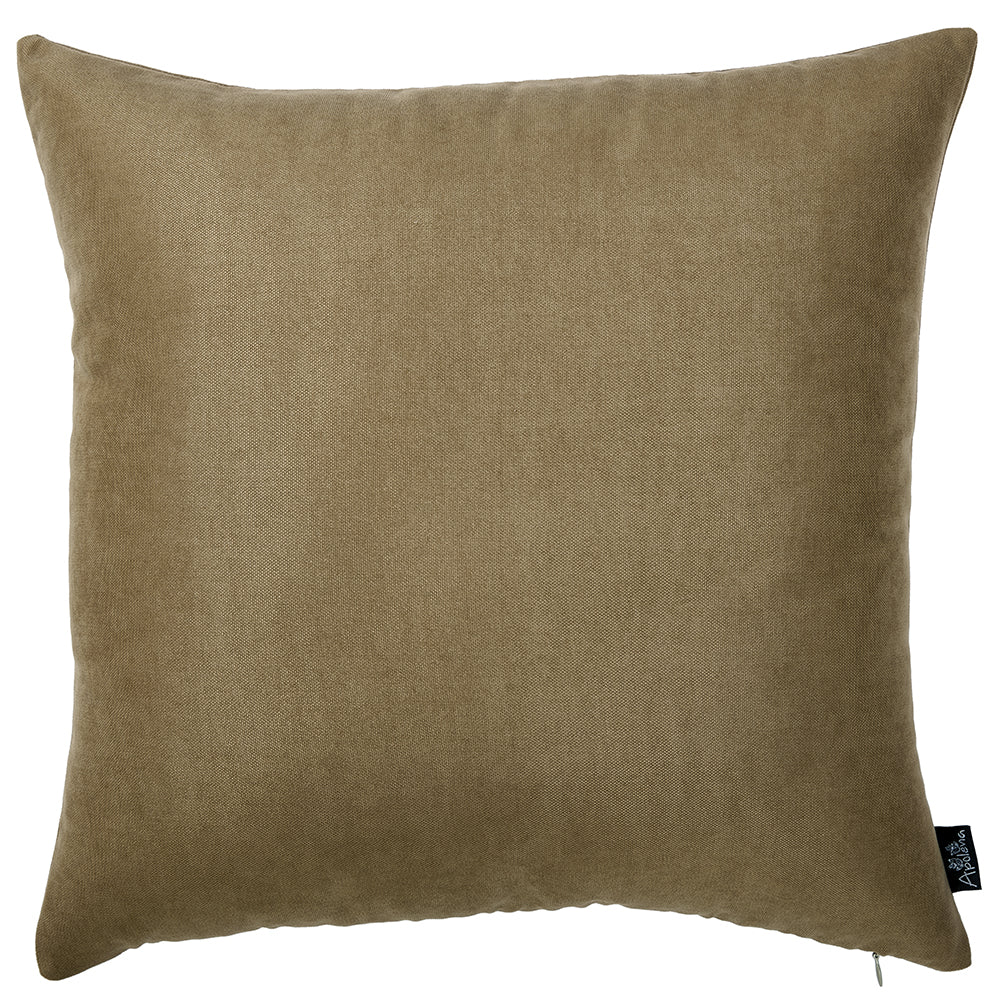 18"x18" Brown Honey Totilla Decorative Throw Pillow Cover (2 pcs in set)