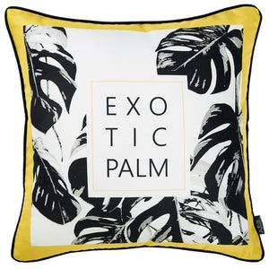 18"x 18" Tropical Exotic Palm Squares Decorative Throw Pillow Cover