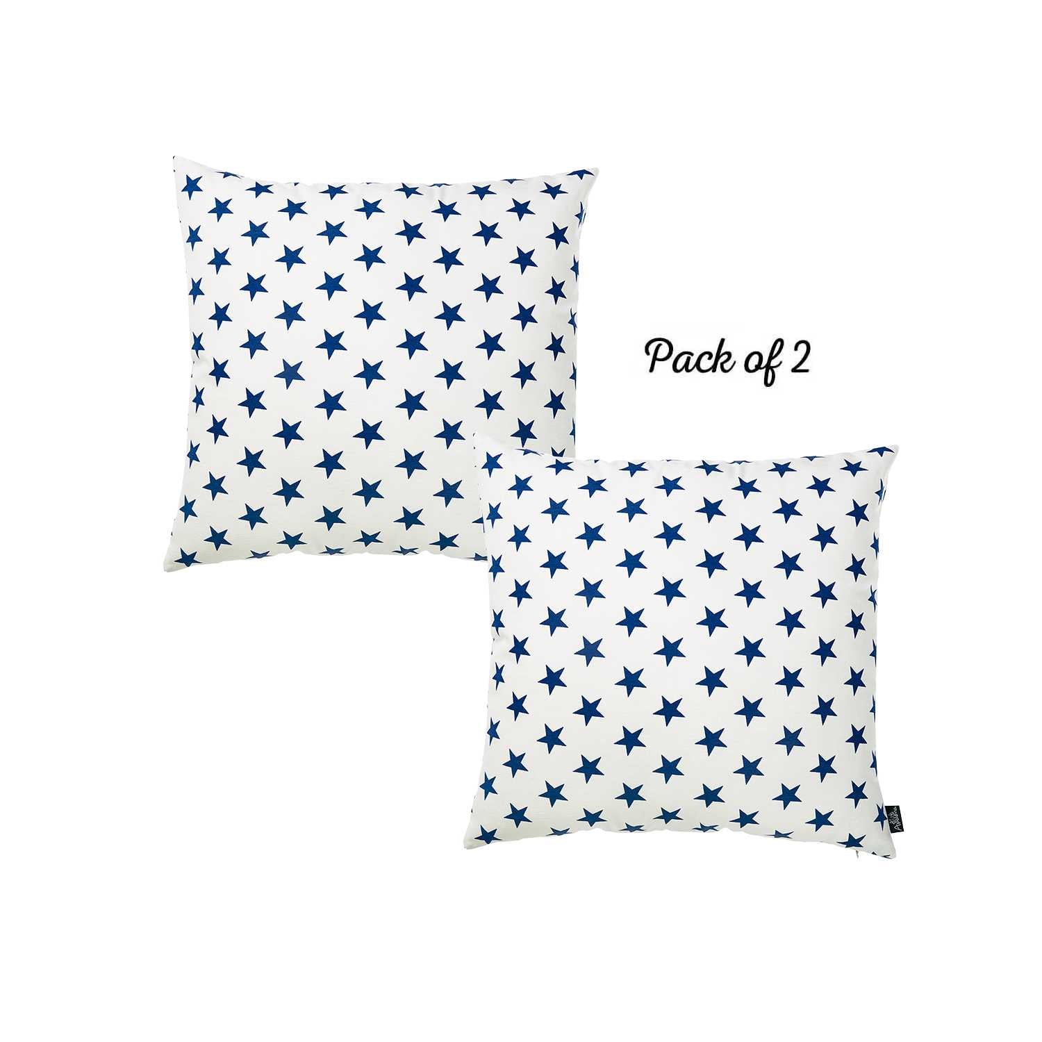 20 "x 20" Easycare Decorative Throw Pillow Case Set Of 2 Pcs Square