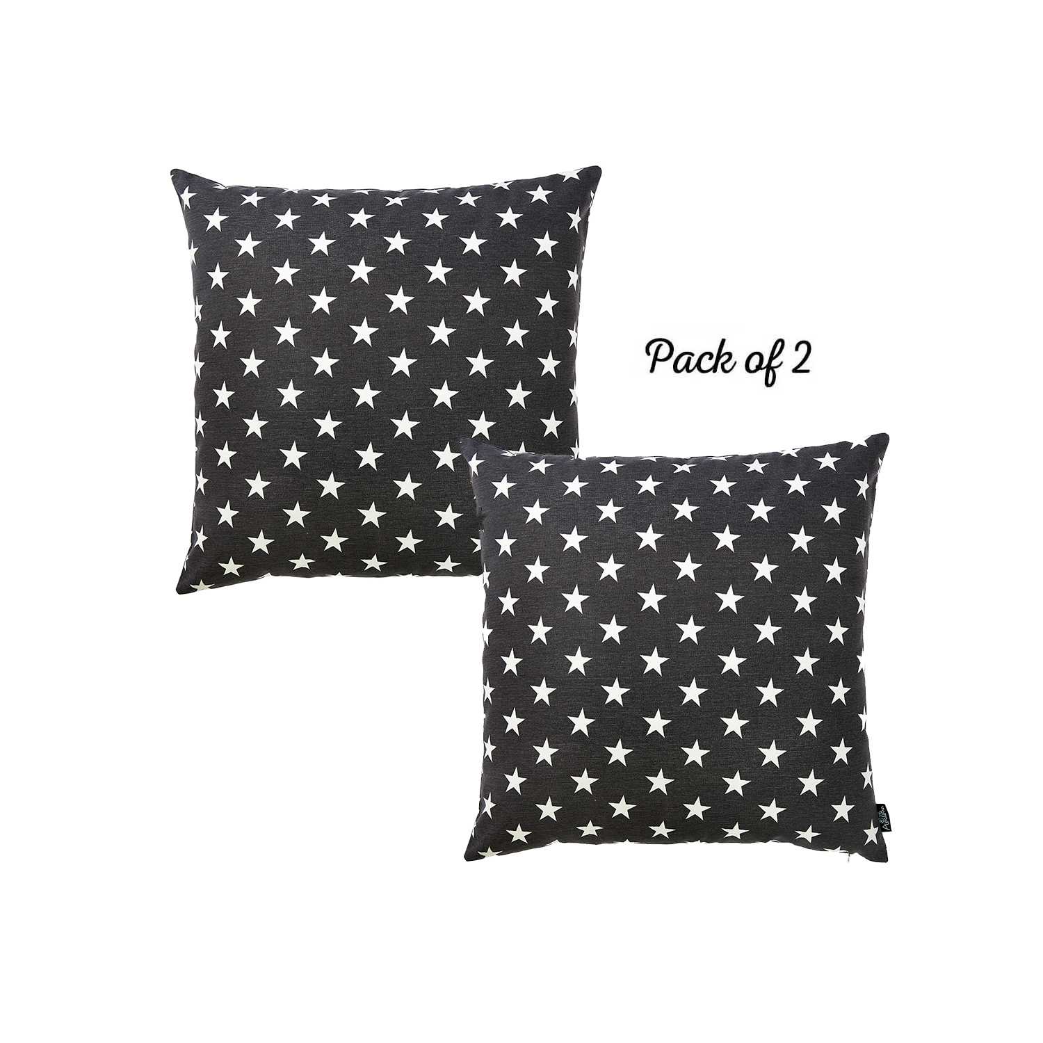 20 "x 20" Easycare Decorative Throw Pillow Case Set Of 2 Pcs Square