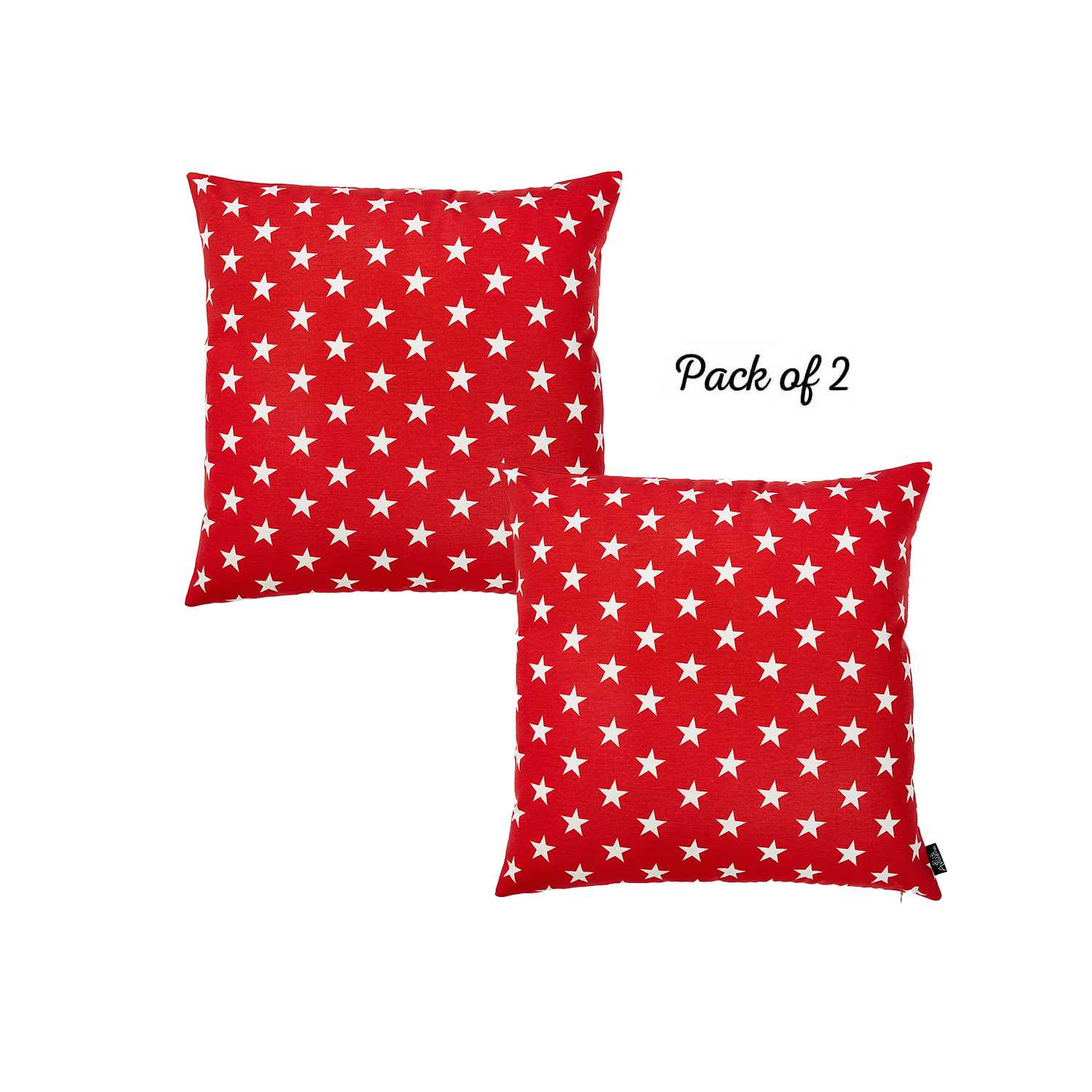 20 "x 20" Easycare Decorative Throw Pillow Case Set Of 2 Pcs Square