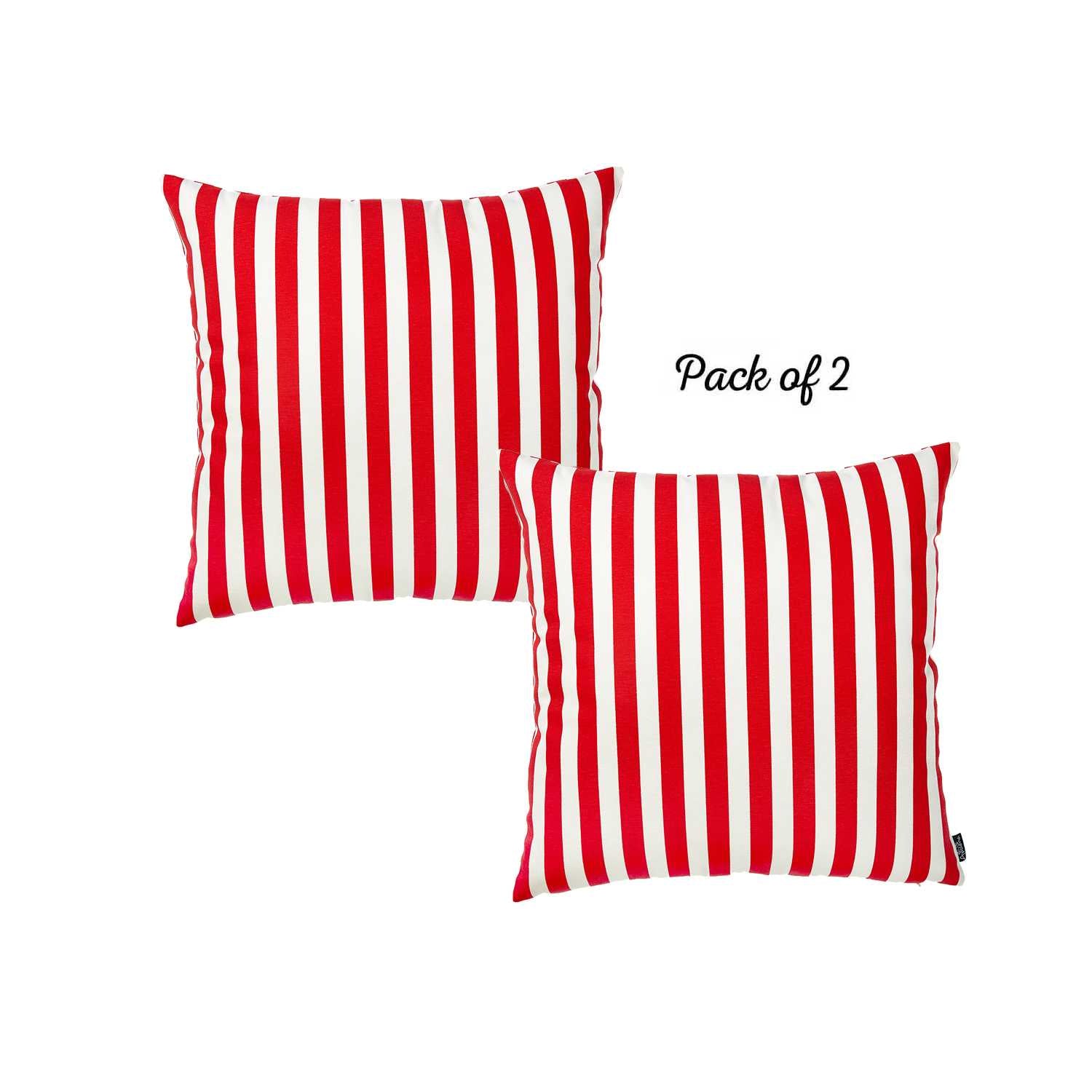 20 "x 20" Easycare Decorative Throw Pillow Case Set Of 2 Pcs Square