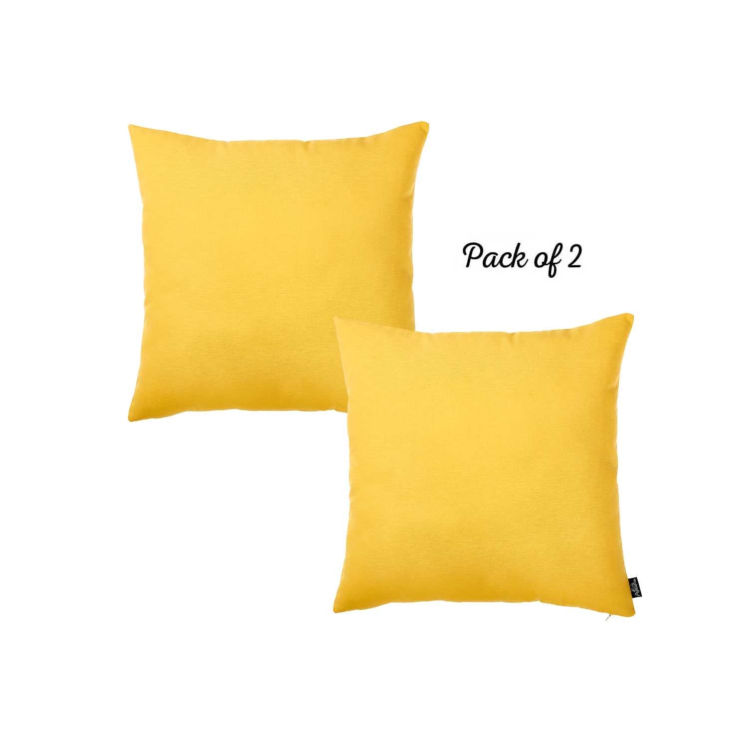 20 "x 20" Easycare Decorative Throw Pillow Case Set Of 2 Pcs Square