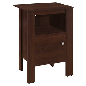 14" x 17.25" x 24.25" Cherry, Particle Board, Storage - Accent Table