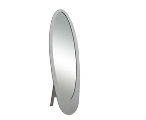 18.5" x 18.75" x 59" Grey, Oval Frame - Mirror