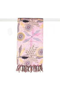 18" x 72" Multi-colored Eclectic, Bohemian, Traditional - Scarf