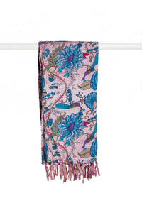 18" x 72" Multi-colored Eclectic, Bohemian, Traditional - Scarf