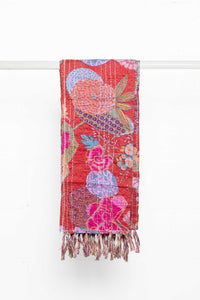 18" x 72" Multi-colored Eclectic, Bohemian, Traditional - Scarf