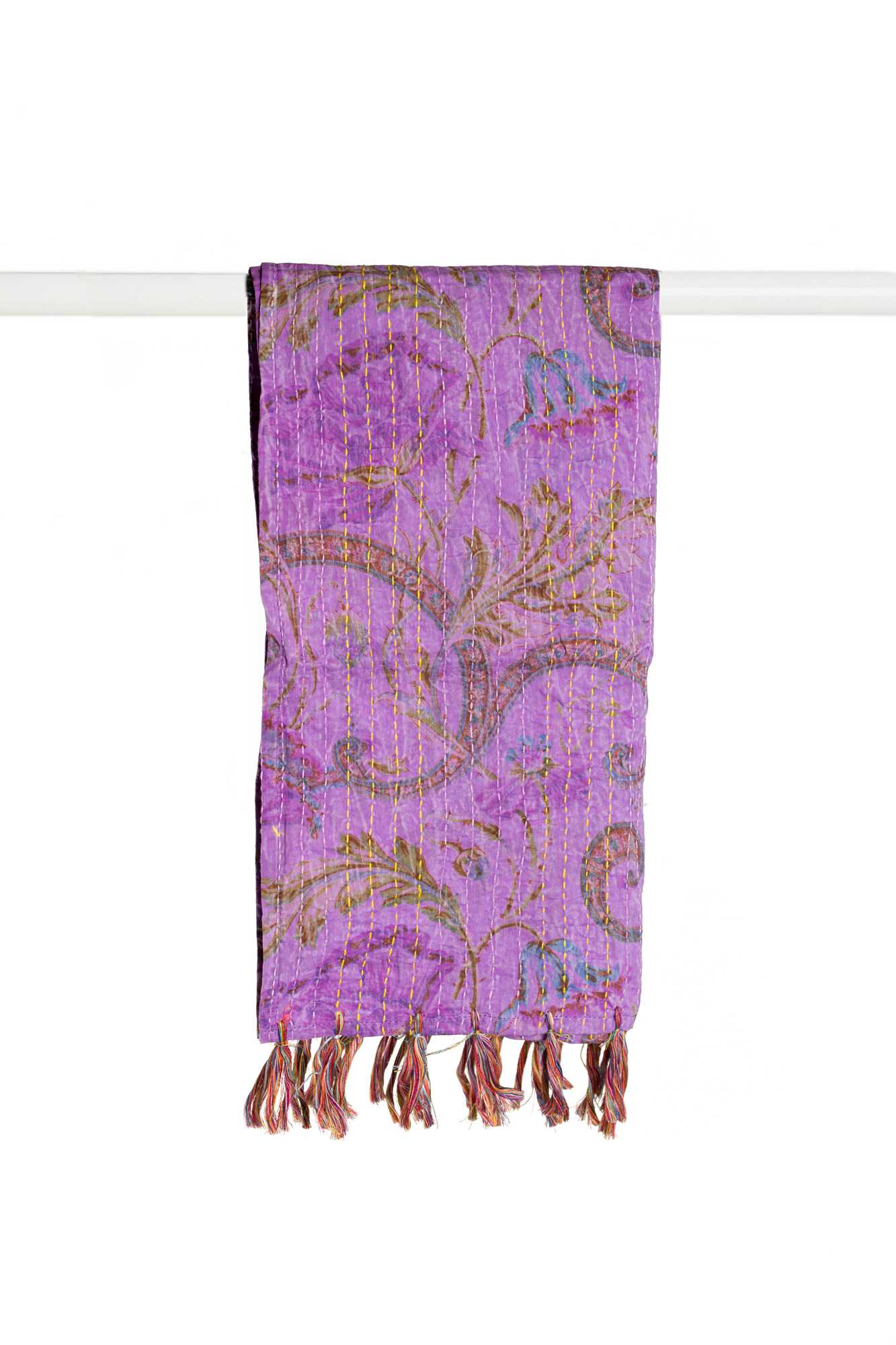 18" x 72" Multi-colored Eclectic, Bohemian, Traditional - Scarf