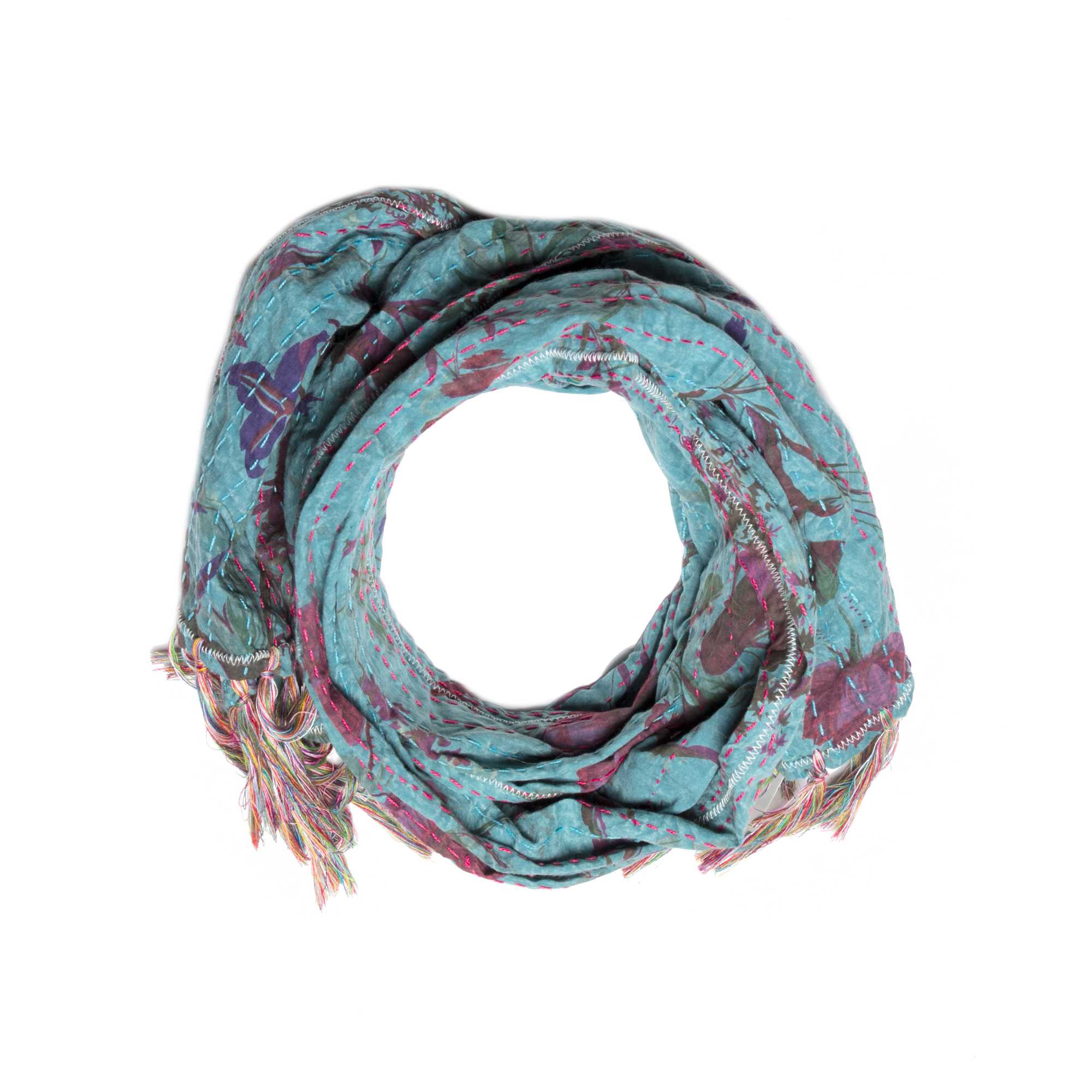 18" x 72" 100% Cotton Multicolor Scarf