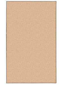 0.5" x 36" x 60" Wool, Jute and Latex Brown Tufted Wool Rug