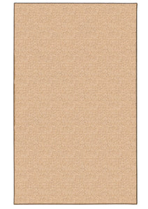 0.5" x 24" x 96" Wool, Jute and Latex Brown Tufted Wool Rug